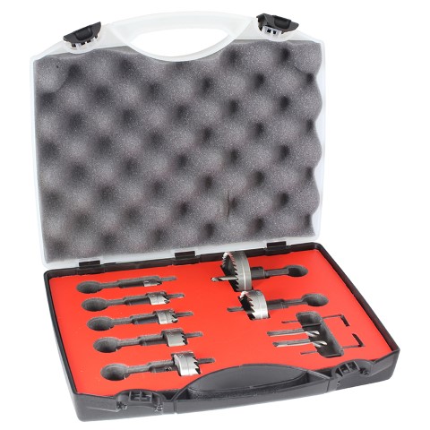 ALPHA PROFIT HSS HOLE CUTTER KIT 16 - 50MM 